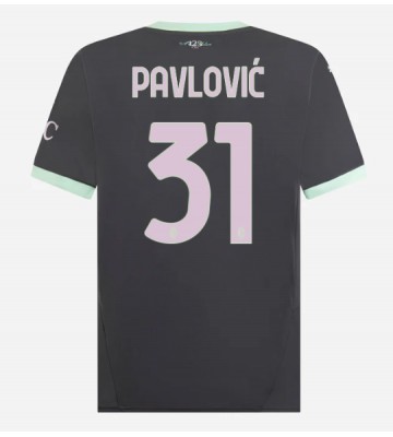 AC Milan Strahinja Pavlovic #31 Tredje trøje 2024-25 Kort ærmer